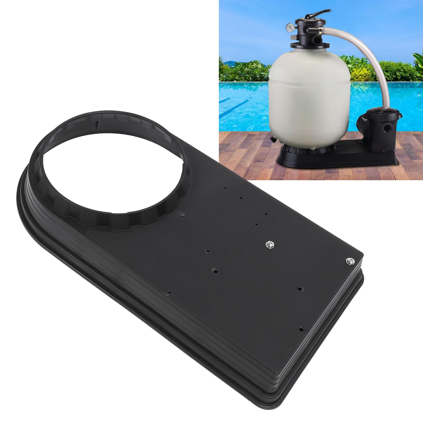 AUNMAS Filtro de SX180K Base, Repuesto de ABS para Piscina