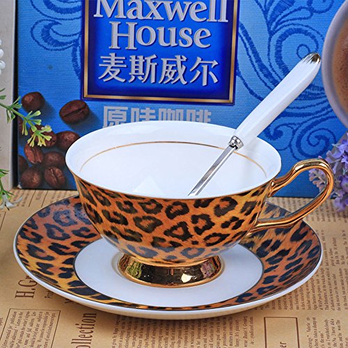 Buy Yosou Home Vintage Ceramic Teacup Spoon and Saucer Set Design