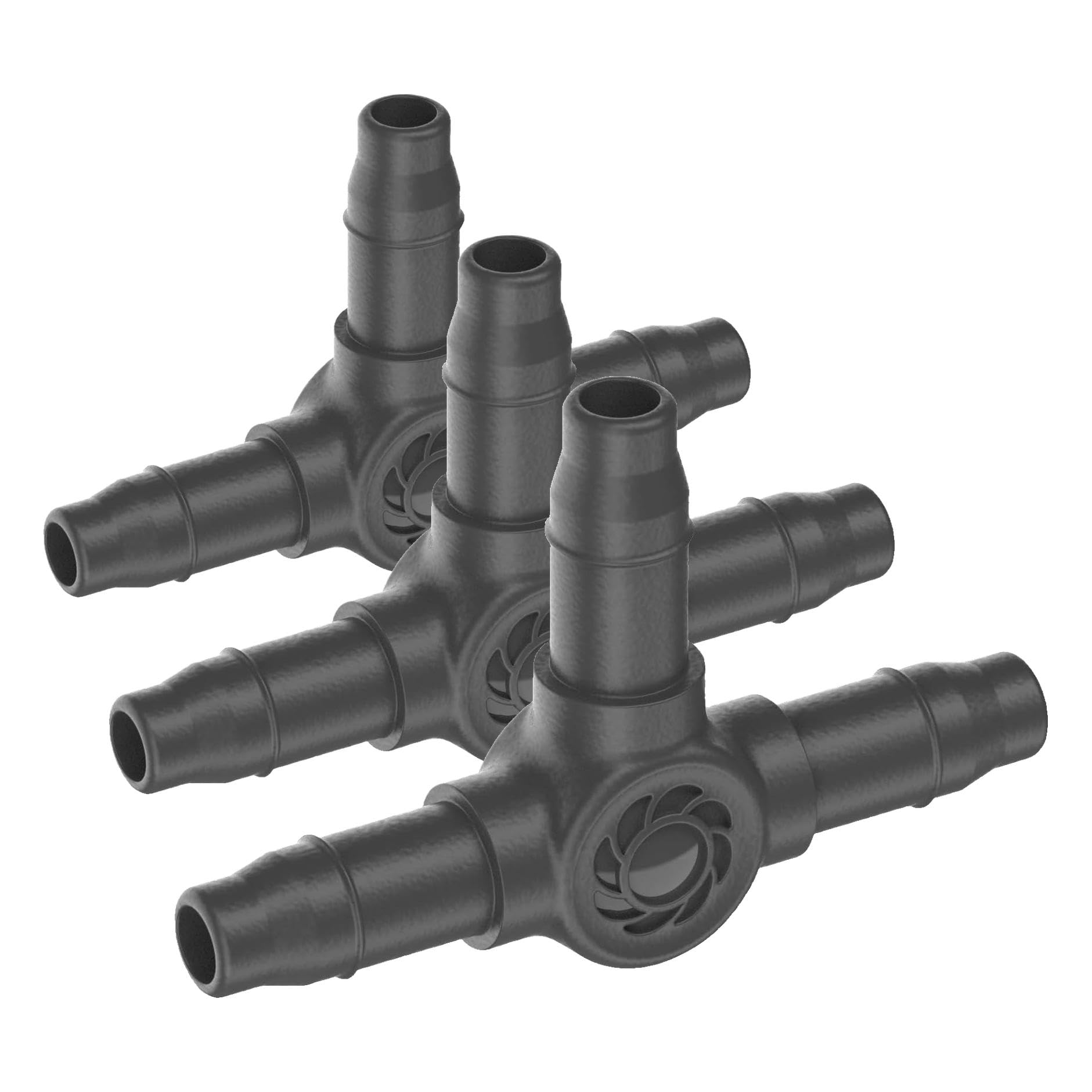 Gardena Micro-Drip-System T-Stück 4,6 mm (3/16 Zoll): Zubehör für die Abzweigung von Verteiler- und Tropfrohren, zur knickfreien Installation, mit Easy & Flexible Verbindungstechnik (13211-20)