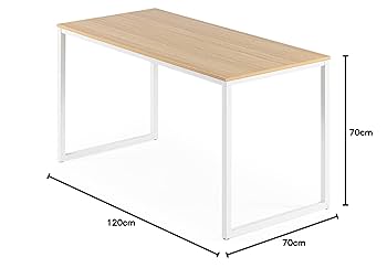 ZINUS ワークデスク 幅120×奥行70×高さ70cm ダークブラウン Amazon.co.jp: ZINUS Modern Studio Collection ワークデスク