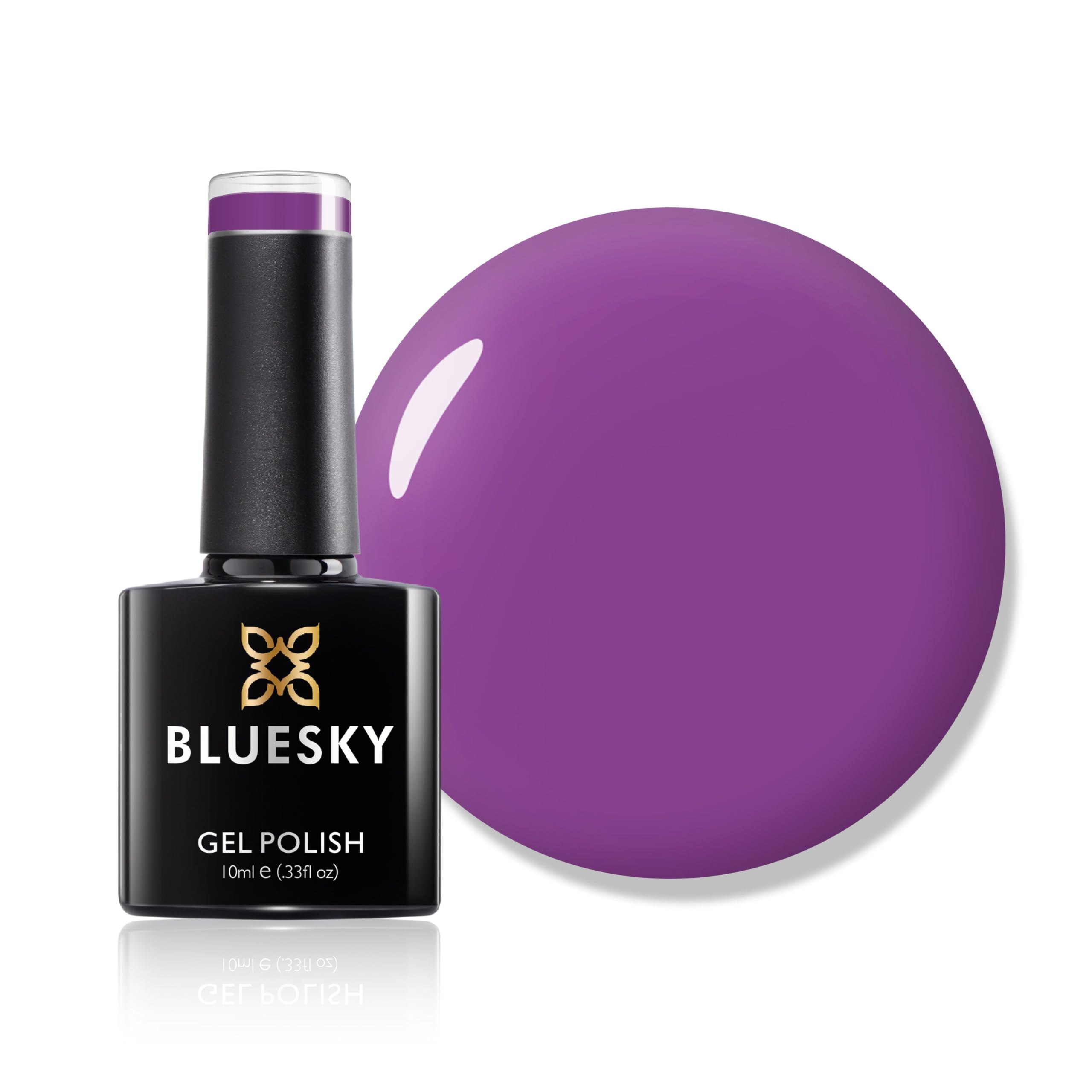 Bluesky Gel Nail Polish 10ml, Purple Pink - A109, Dark Mauve