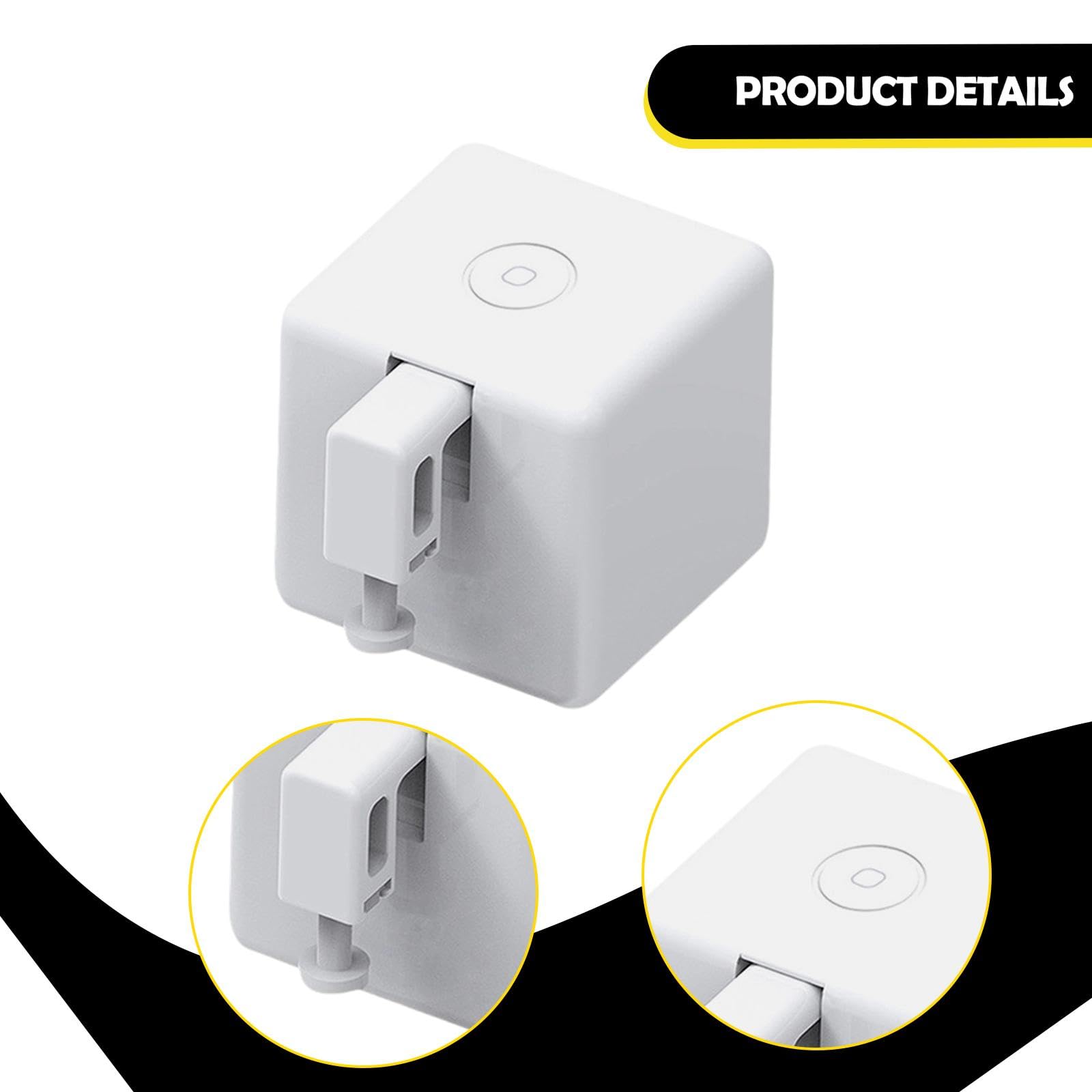 Finger Robot Intelligenter Button Pusher mit Timing Funktion App Fernbedienung Und Modularer Installation für Elektrische Geräte für Familie Mietwohnu, Weiß
