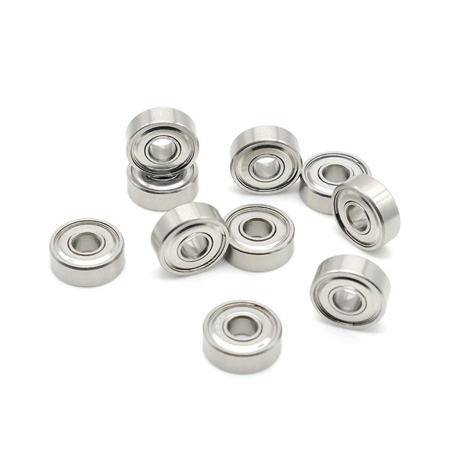 Rodamiento 606ZZ de 6 x 17 x 6 mm, rodamientos de bolas sellados en miniatura 606-2ZZ, 10 unidades
