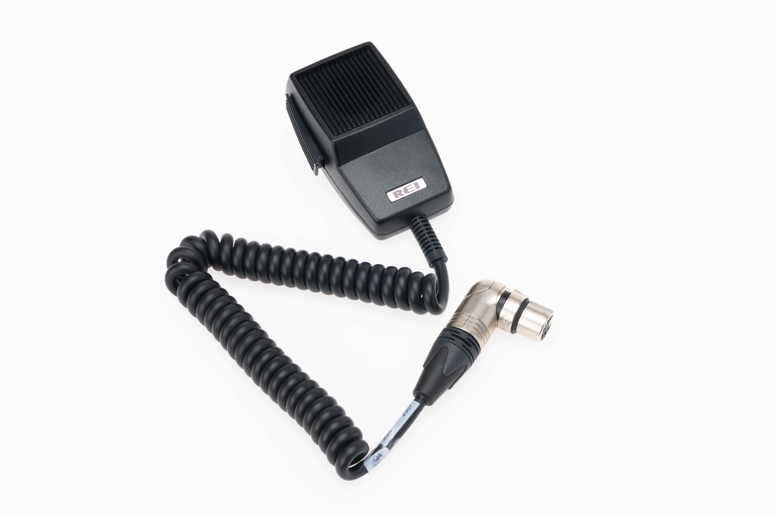 REI 480015 Professional Handheld PA Microphone, 4-Pin, Omni-Directional with Heavy Duty 3FT Coiled Cord, 300-6000 Hz, Superior Sound Quality &