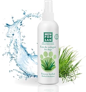 MENFORSAN Eau de Toilette für Hunde, Kräuter, intensiver und erfrischender Duft, Deodorant-Effekt, mit sehr milden Inhaltsstoffen und reizen die Haut nicht, pH-neutral, 125 ml product image