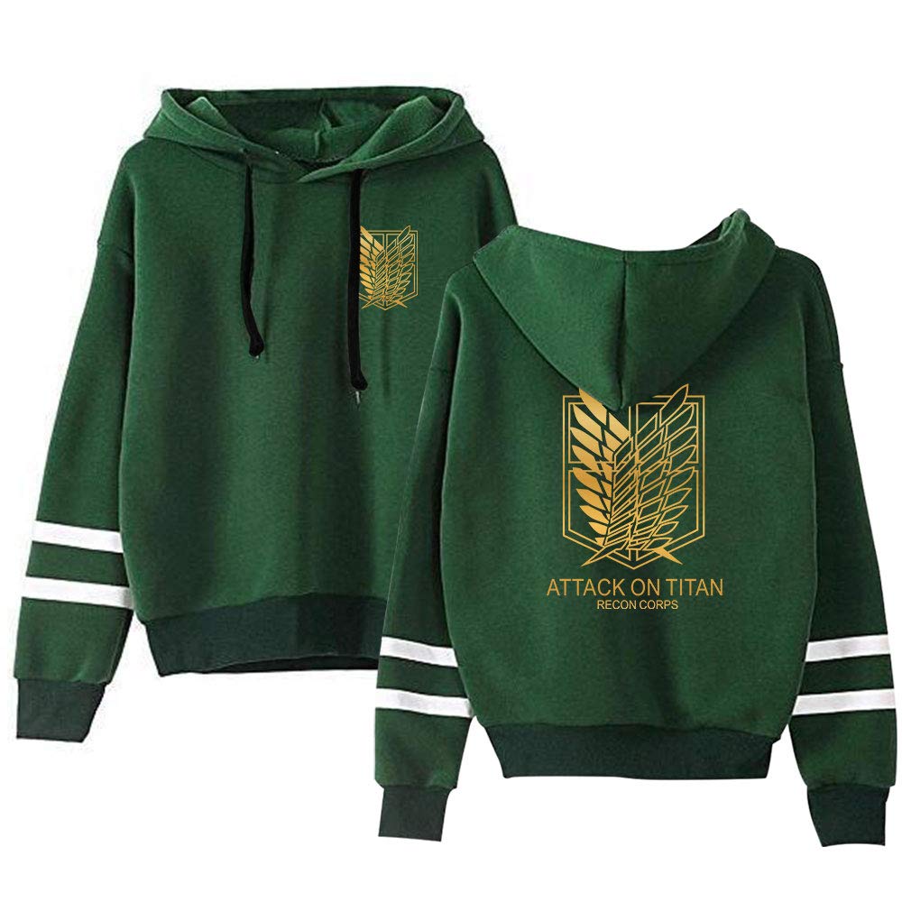 Giapponese Anime Anime Manga Cosplay Scout Legion Felpa con Cappuccio a Maniche Lunghe
