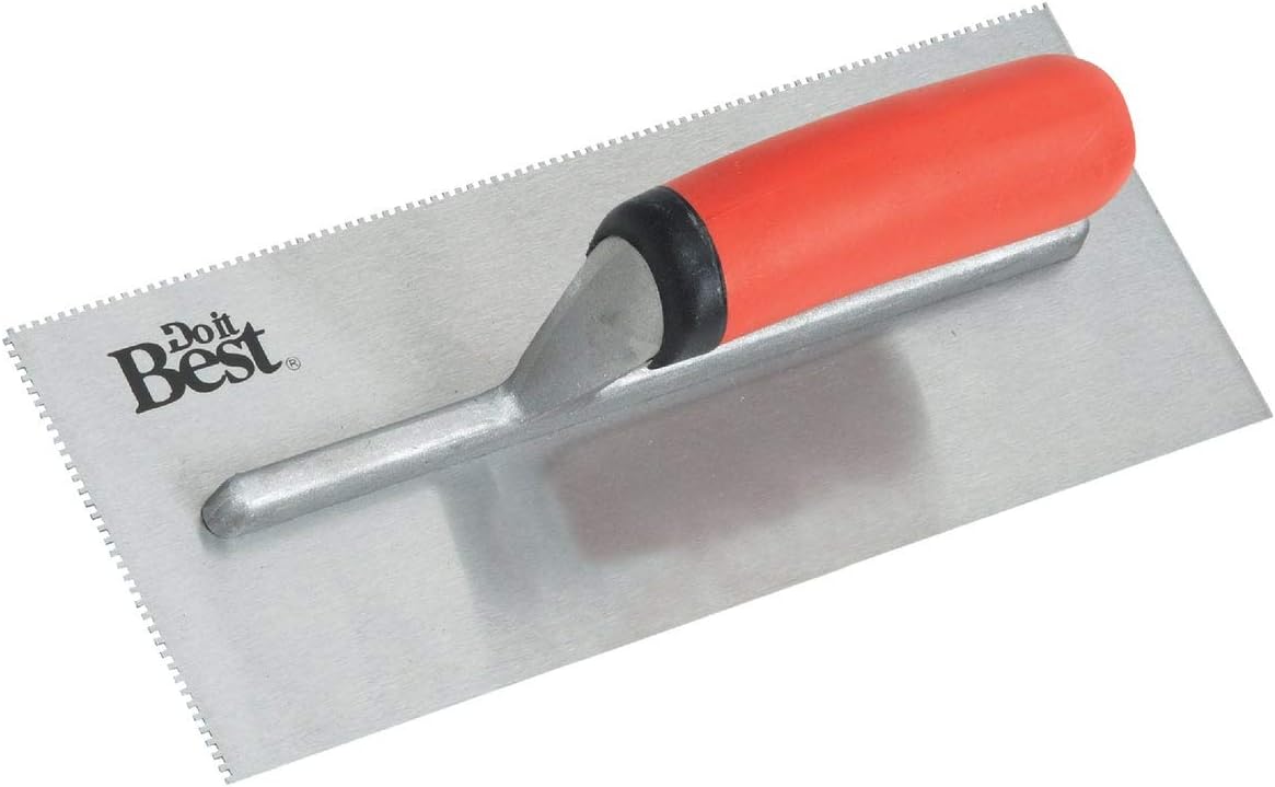 311585 Square Notch Trowel, 1/16