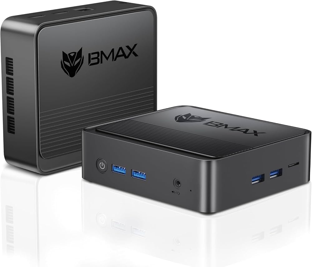 BMAX Mini PC W-11 Pro N5095 8GB DDR4 256GB SSD,Micro PC,2,5