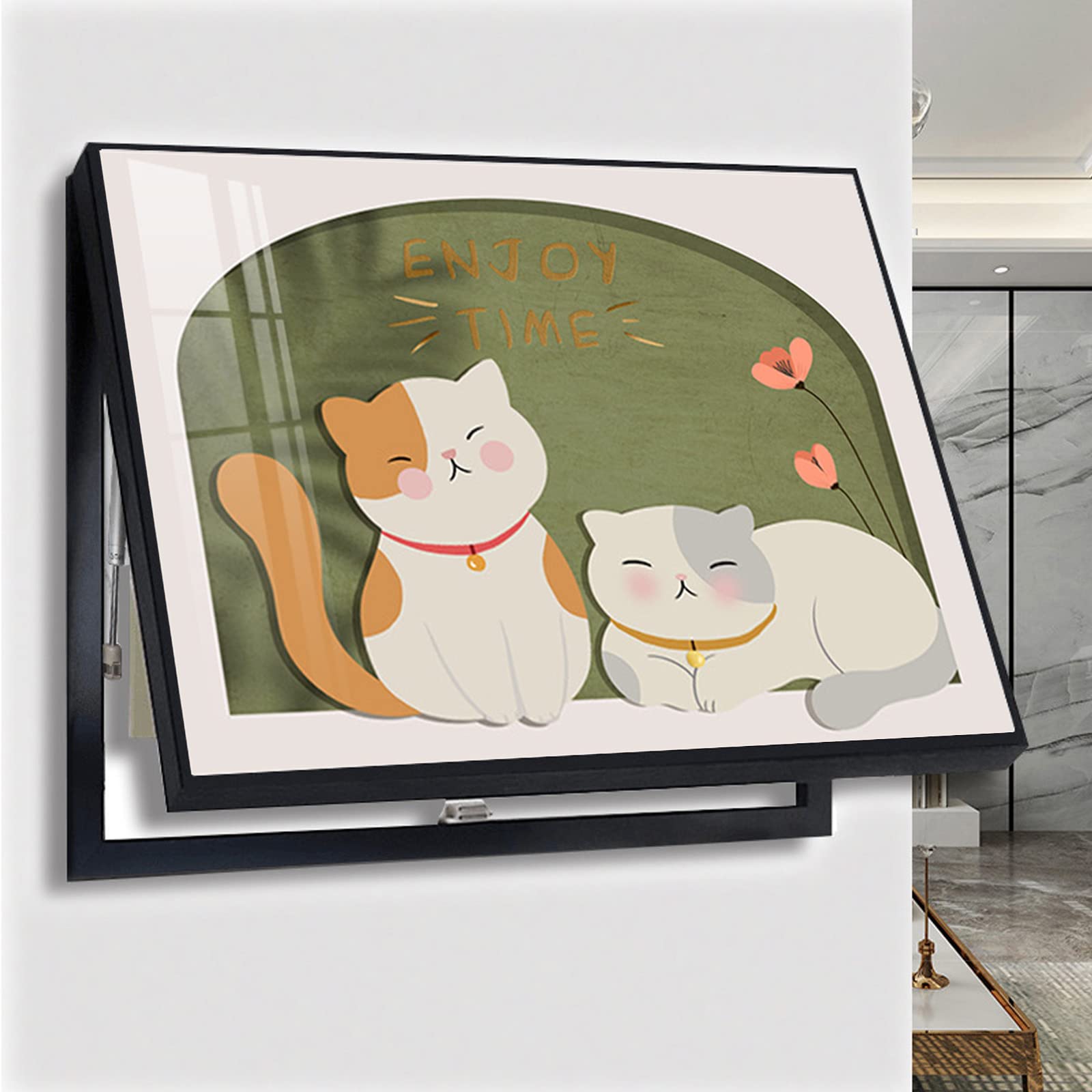 ZMQU Distribution Box Decorative Painting Cover Multicolor Multiple Sizes(Onecolor,50x40cm)