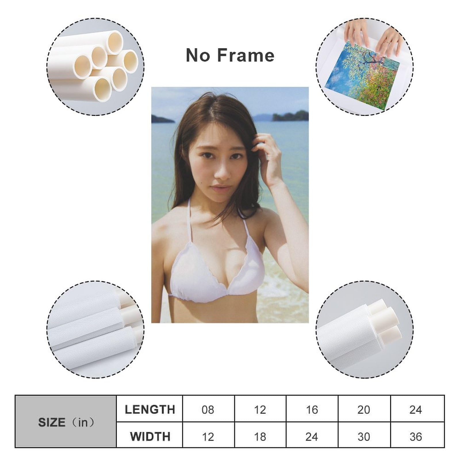 Amazon.co.jp: 桜井玲香(乃木坂46) グラビア画像写真のポスター 印刷