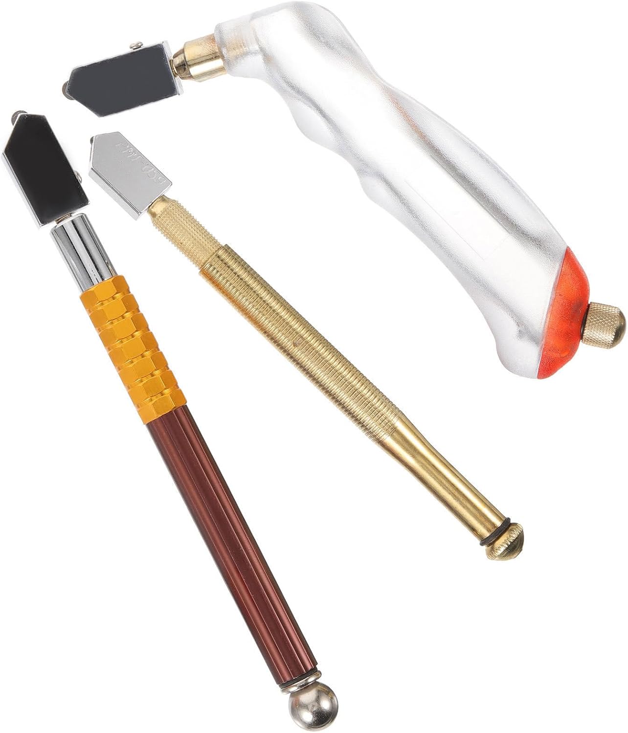 3pcs Aluminum Metal Glass Cutter with Non Slip Handle for Tile Cutting