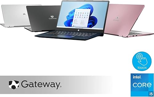 Miniatura 8 de Gateway Computadora portátil ultradelgada, pantalla táctil FHD de 14.1 pulgadas, Intel Core i5-1235U hasta 4.40 GHz, 8 GB de RAM, SSD de 1 TB,