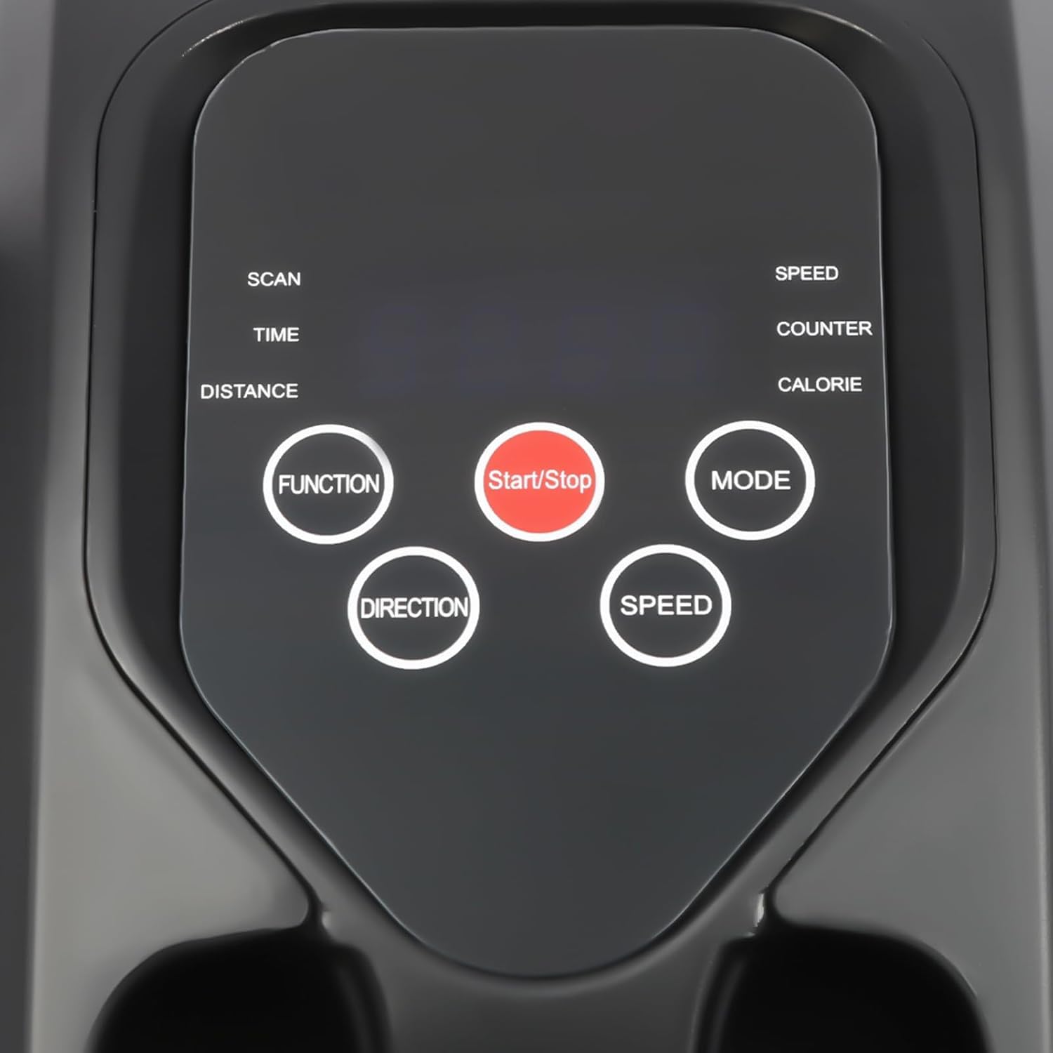 Esercizio elettrico a pedale, macchina ellittica sotto la scrivania con display LCD, 5 velocità regolabili, carico di 25 kg, cuscinetto antiscivolo per allenamento gambe e braccia per anziani