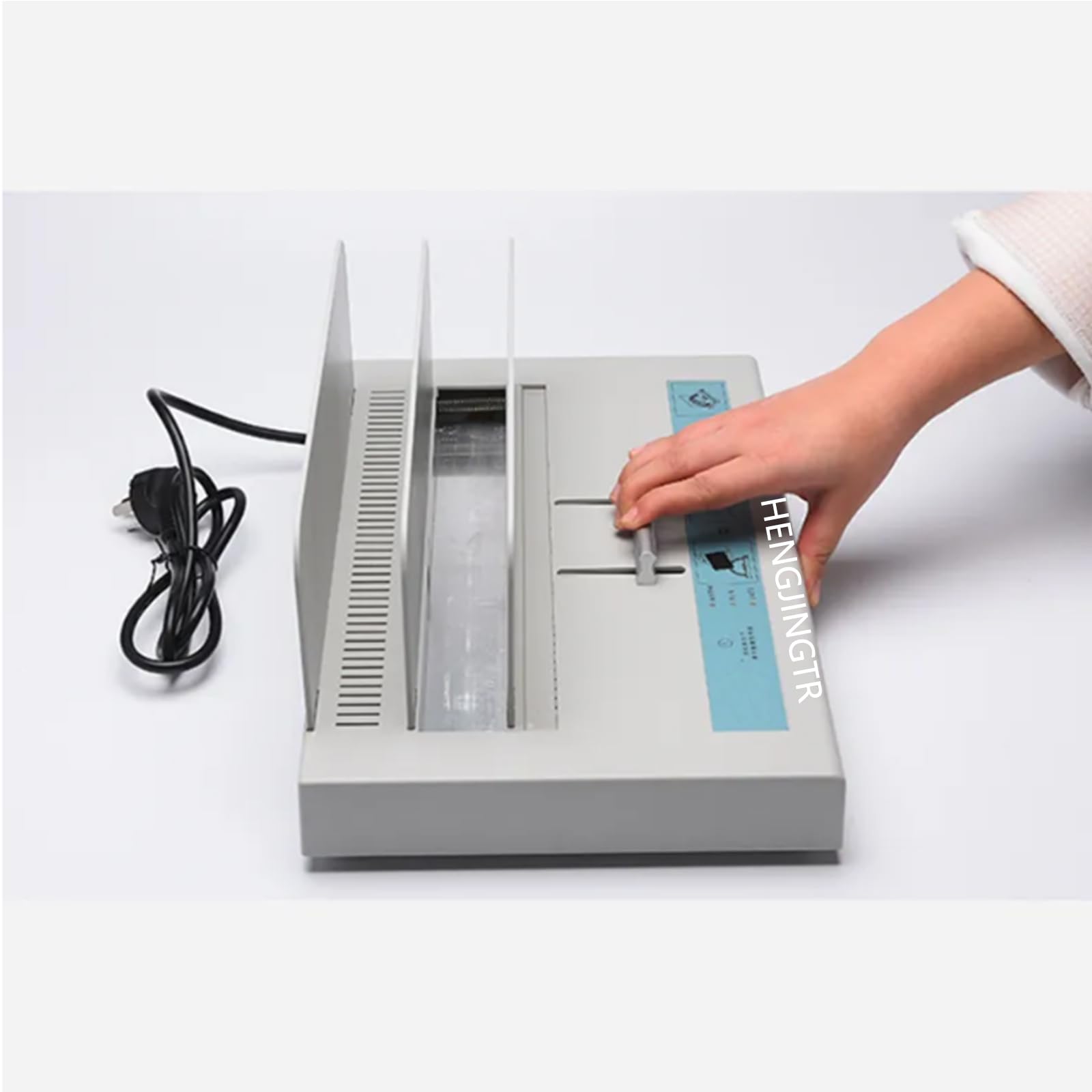Macchina di Rilegatura Termica Desktop Elettrica da 100 W, 220 V 1-50 Mm Spessore di Legame Macchina di Legame Termico Universale per Documenti E Libri per Ufficio Vincolanti