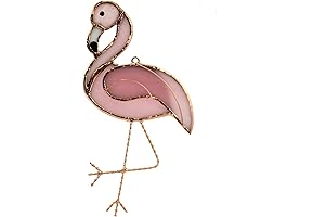 Mesmerizing Flamingo Suncatcher: A Symphony of Colors for Your Windows