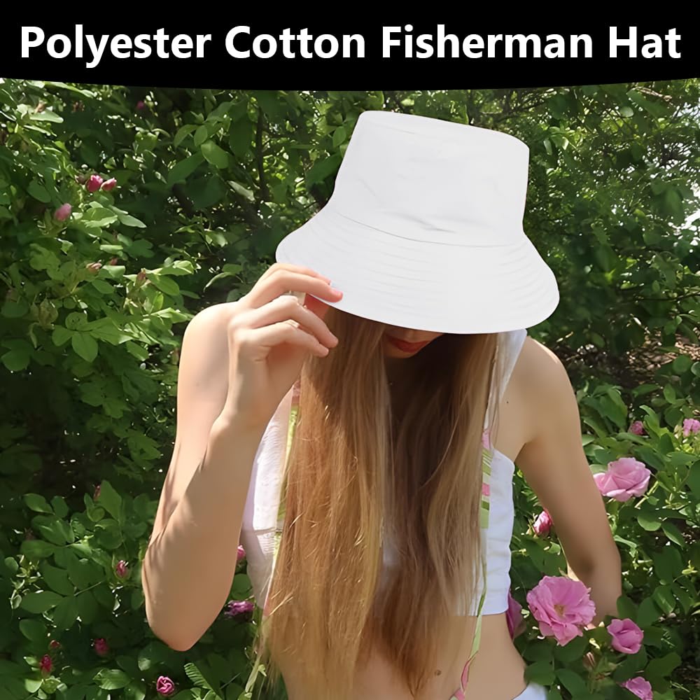 Lotvic 8 cappelli da pescatore unisex, pieghevoli, estivi, protezione UV, cappelli da pescatore da spiaggia, cappelli da sole traspiranti per uomini e donne, cappello da pescatore reversibile per