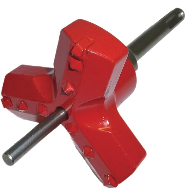Armeg EBS.Round.Set EBS Tri-Cut Round Cutter Comes with SDS Plus Drive Adaptor