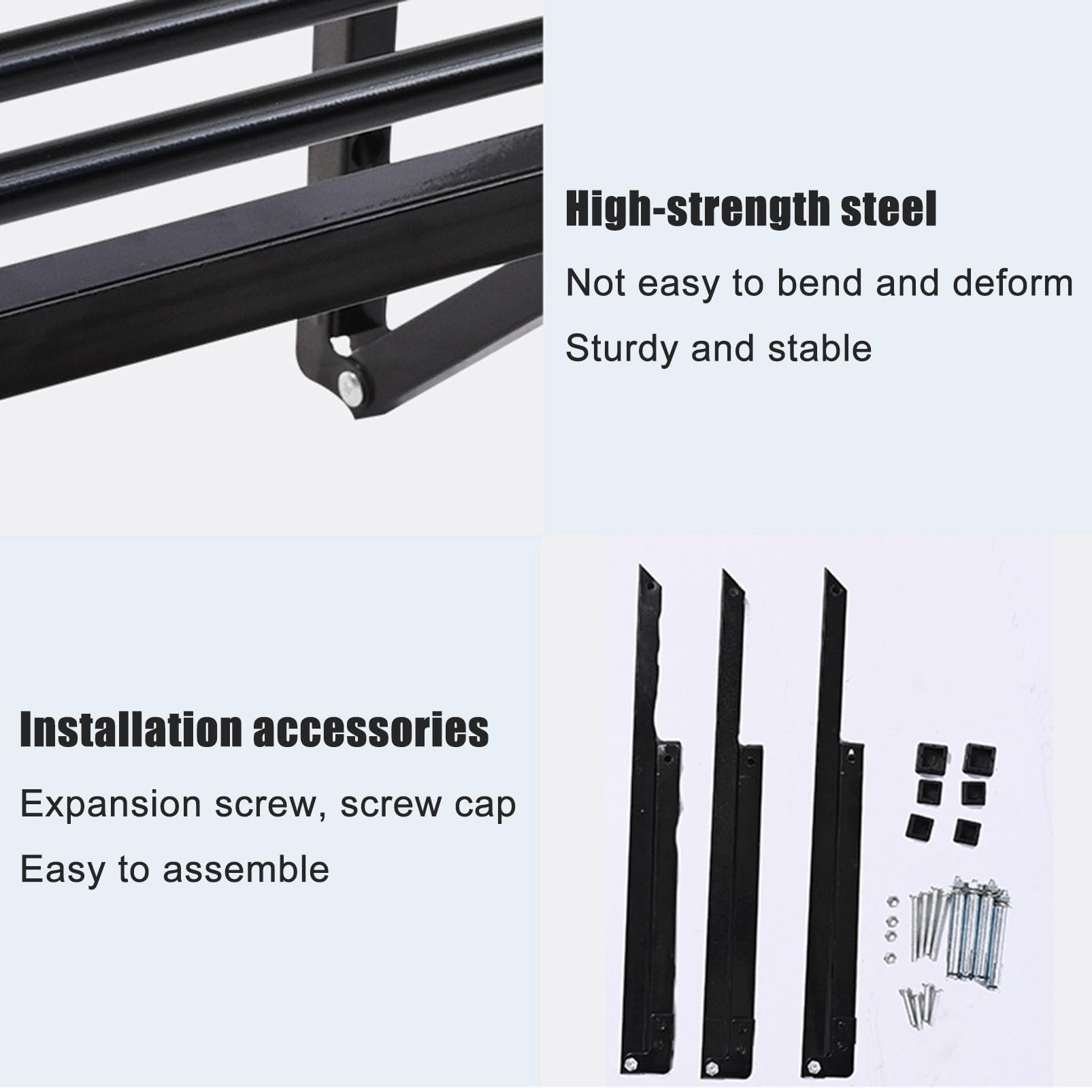 Scaffali da parete, resistenti mensole galleggianti per garage, cucina, magazzino, cantina, palestra
