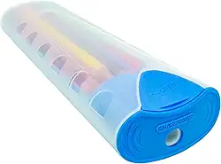 CIS Lápis de cor 12 cores Criatic Color Case - Estojo + apontador - Azul