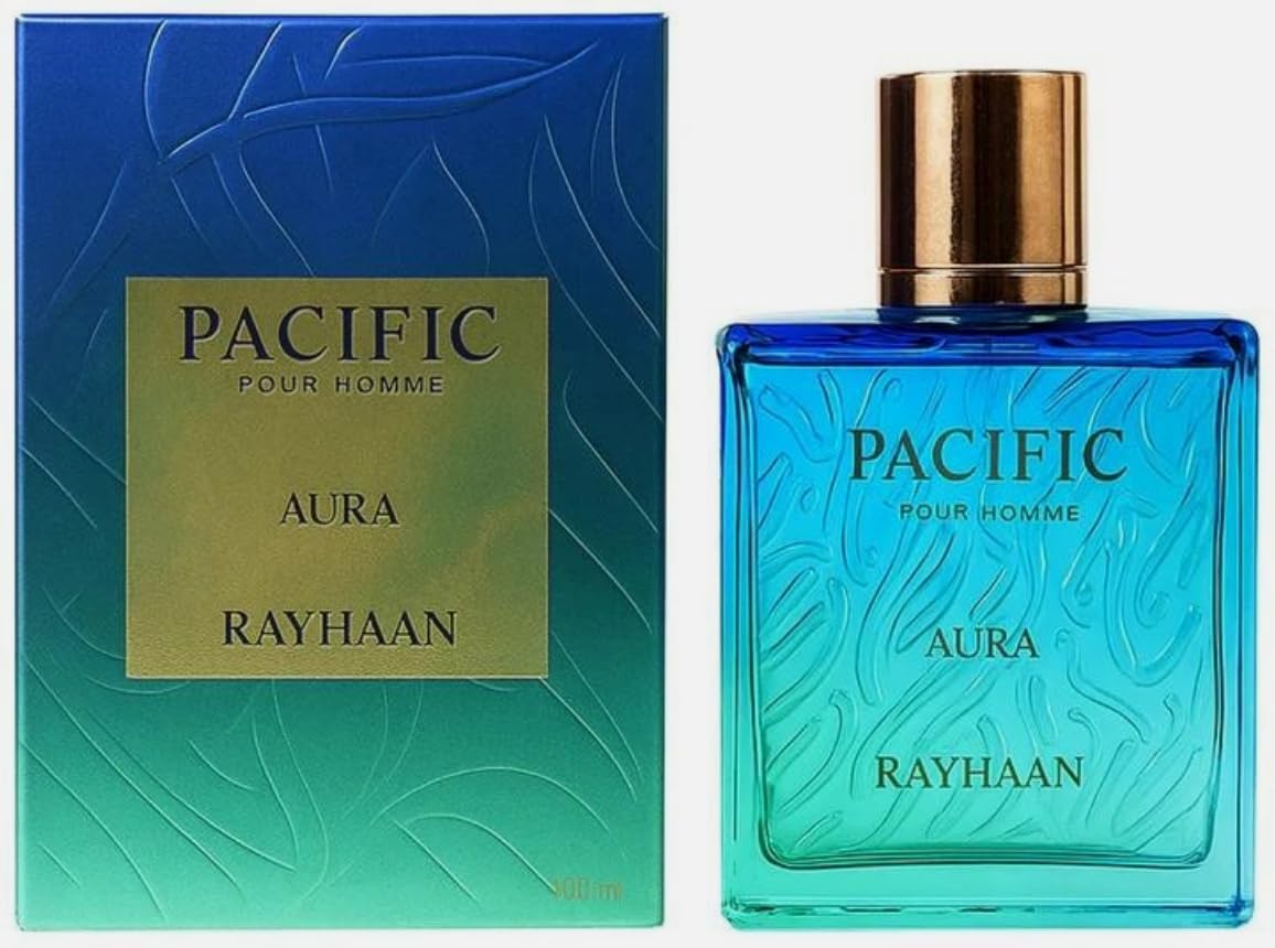 Pacific Aura Eau de Parfum 100ml- Fresh Citrus & Floral EDP for
