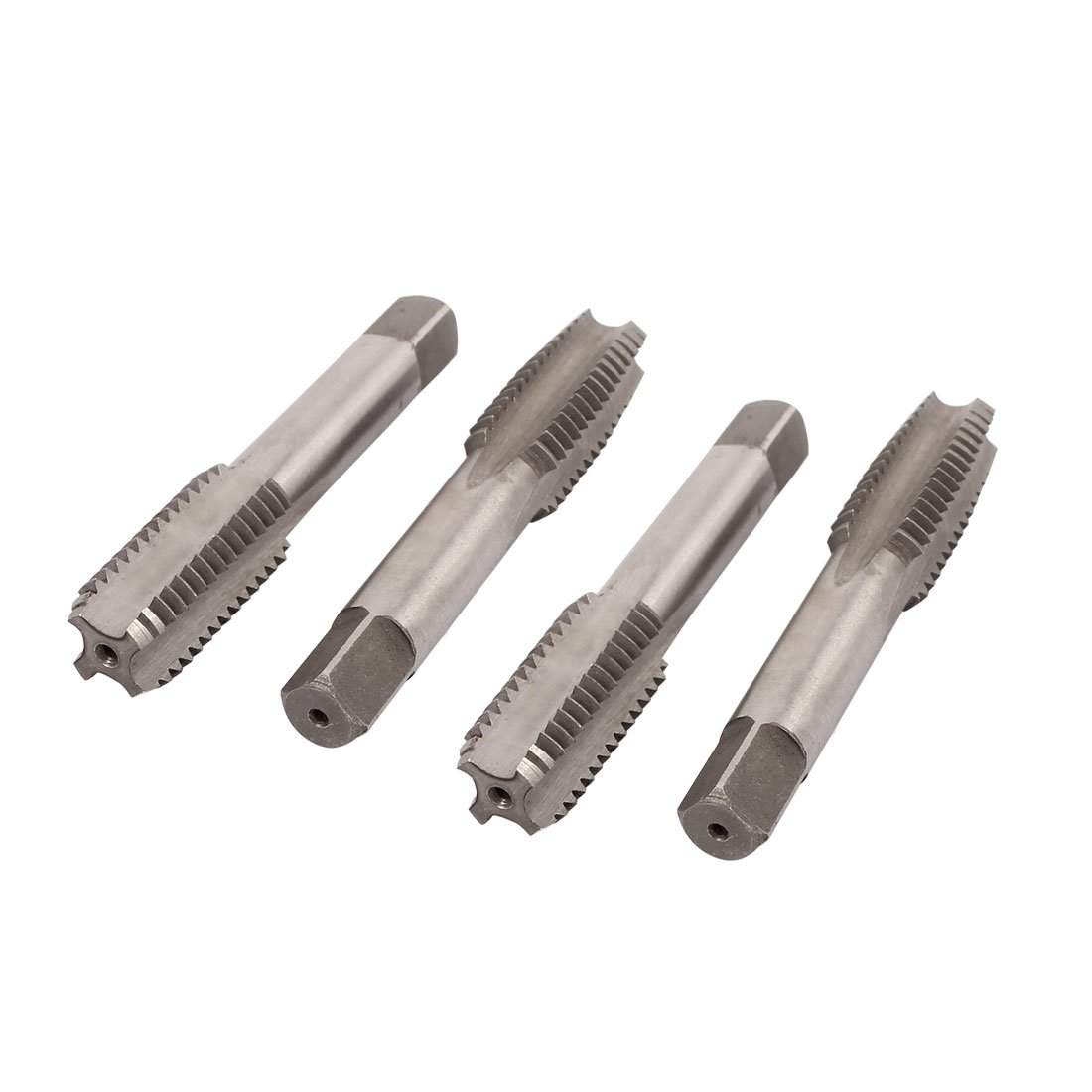 Aexit Metric Tapper Spiral Point Straight Fluted Screw Thread Machine Tap Silver Tone M12 4pcs (ff09f86e87e28fa34adb6642e681035a)