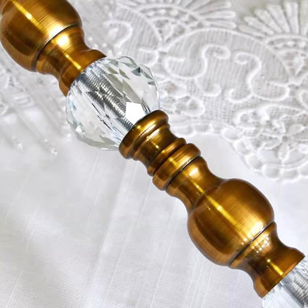 Affascinante Lampada da tavolo, lampada da comodino, lampada da lettura, camera da letto, soggiorno, paralume in pizzo vintage in vetro trasparente, stile rustico Arredamento per la casa(Bianco)