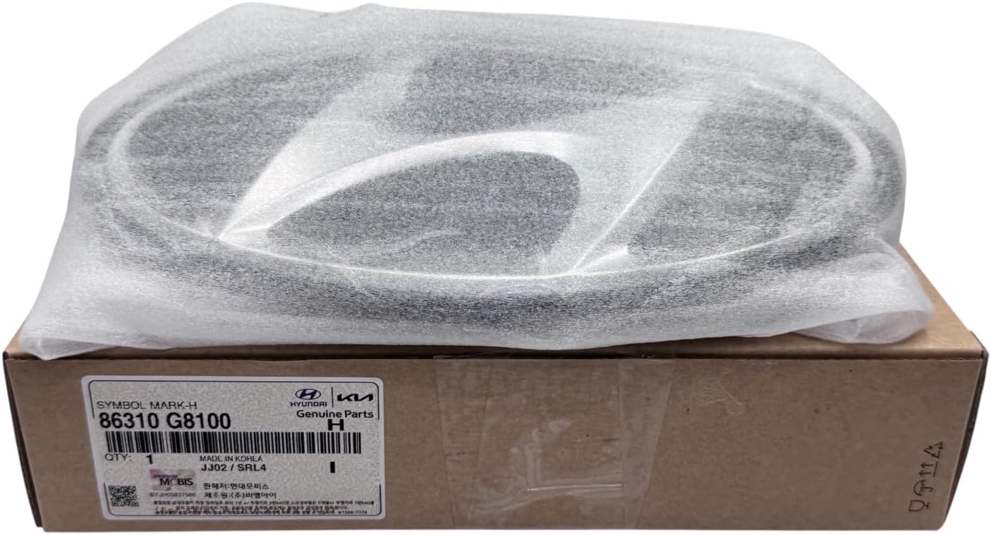 Genuine OEM 86310-G8102 (Replaces 86310-G8100) Front Grille Emblem Logo Badge for Hyundai Sonata 2018-2019