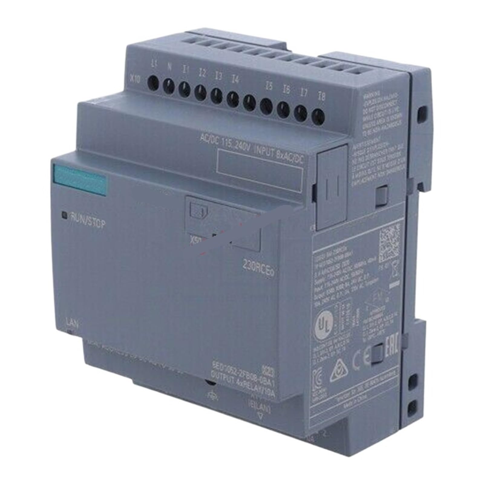 Module 6ED1052-2MD08-0BA1 relais logique programmable rail DIN pour usine