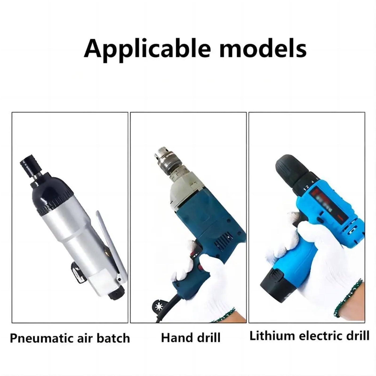 Klucze dynamometryczne Zestaw nasadek udarowych 6–13 mm Nakrętka magnetyczna Wiertło 48 Adapter sześciokątny 1/4” śrub Narzędzia ręczne(6-8-10-13)