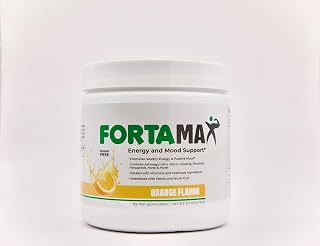 Energy and Mood Support – Citrus Orange Powder – Sugar-Free Daily Supplement with Ashwagandha, Maca, Rhodiola, Ginseng – Sweetened with Stevia & Monk Fruit – 30 Servings