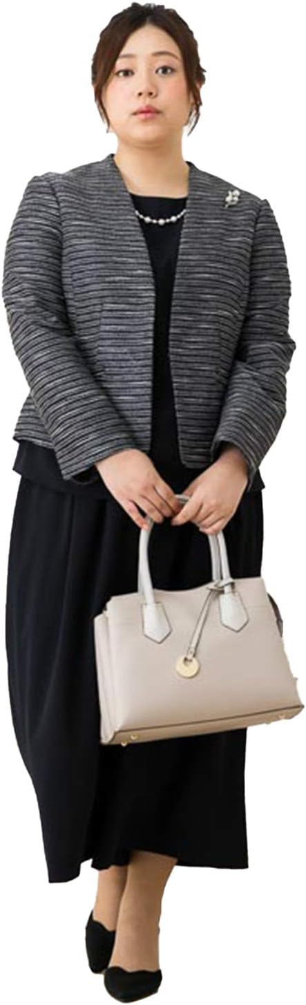 NATURAL BEAUTY BASIC フローラツイル パンツスーツセットL ナチュラル