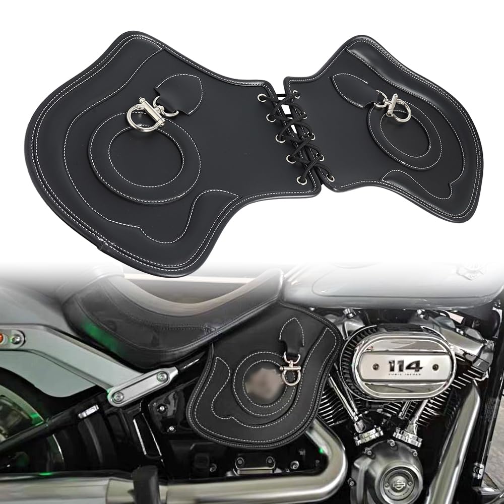 【DISCERNMENT】Black leather shirring padding 227810c2-8029-4eef-b9cc-