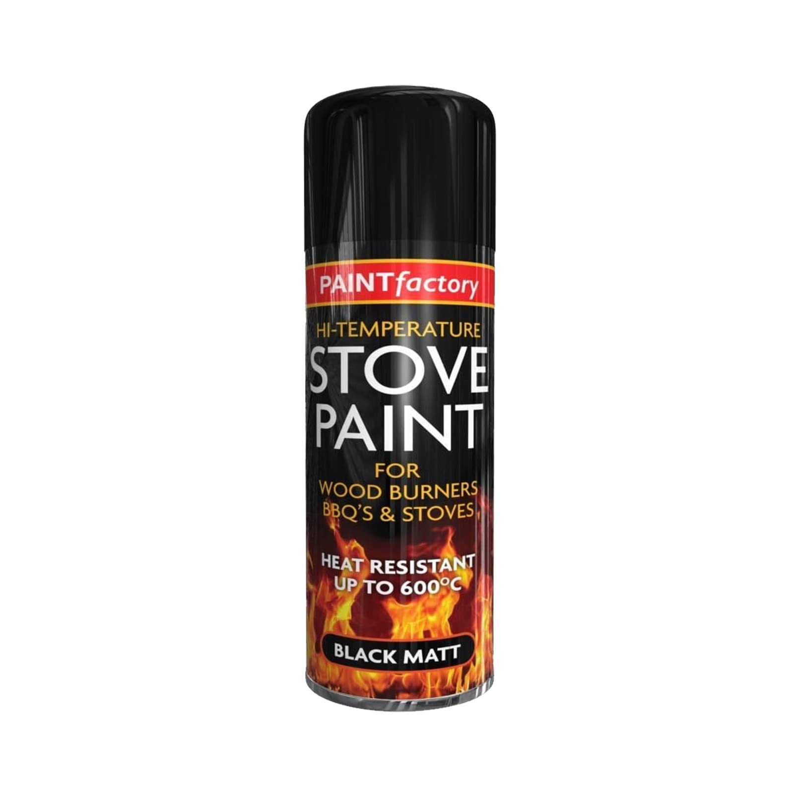 PNJB, Temperature Heat Resistant Matt Black Metal, Black Heat Resistant Paint Spray High-Temperature Stove Exhausts BBQ Etc 400ml (1 Pcs)