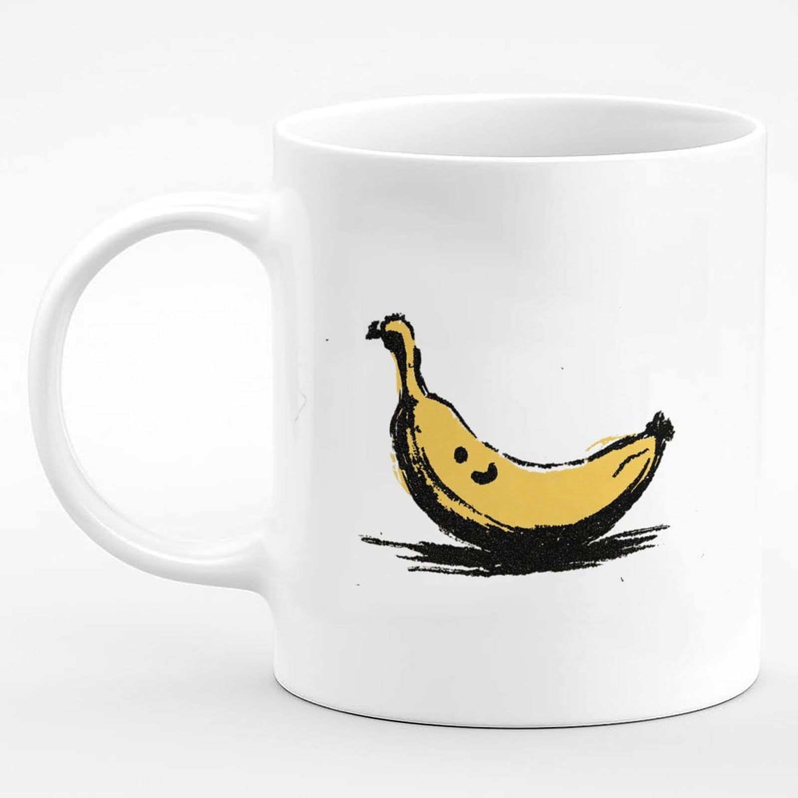 Mug Banana Fruit Coffee Mug Ceramic Mugs Cappuccino Tea Cup for Work Kitchens Restaurants 330Ml