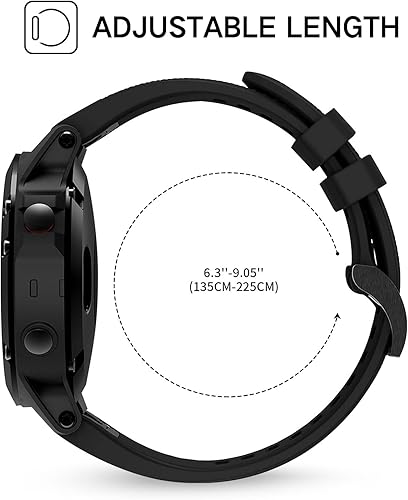 Miniatura 3 de Correa de reloj Garmin Fenix 6, 0.866 in para Fenix 5Fenix 5 PlusFenix 6 ProFenix 7Forerunner 935Forerunner 945Approach S60 Correa de reloj de