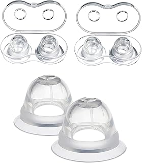 Premium Silicone Nipple Suckers (2 Pair With Storage Box), Nipple Corrector For Inverted, Flat Nipples, Suitable For Pregnant Women, Inverted Nipples, And Postpartum Mothers
