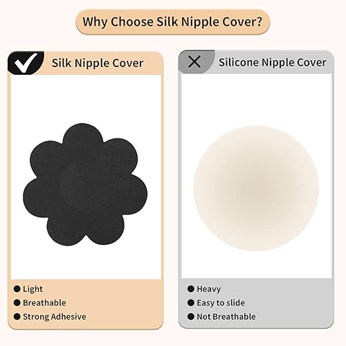 Miniatura 5 de Cinta de levantamiento de senos, cinta adhesiva para todos los senos A-DD, cinta corporal de moda, con 10 piezas de pétalos de satén, cubierta de