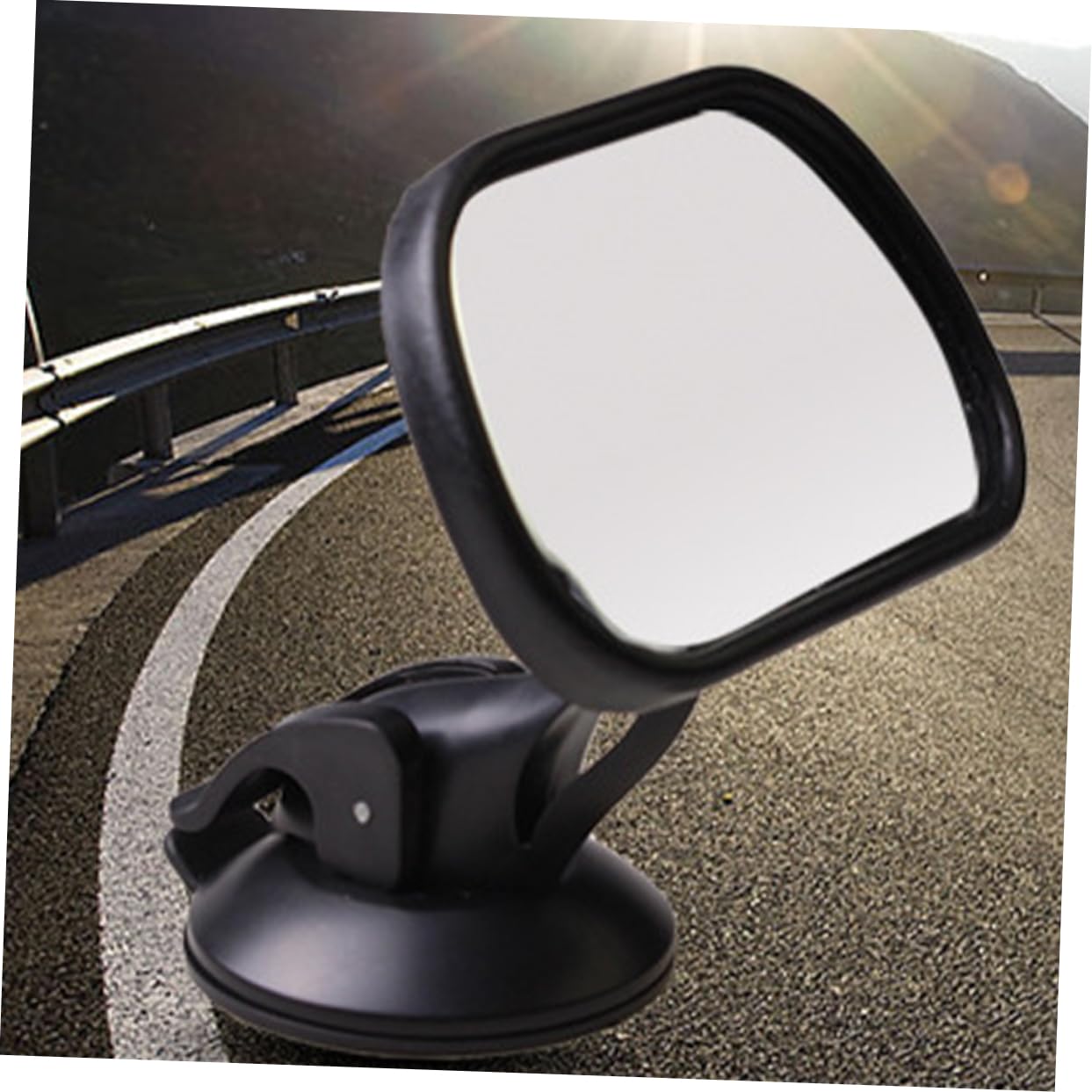 ULDIGI Wide Angle Rearview Mirror for Auto Rearview Mirror Suction Cup for Safety