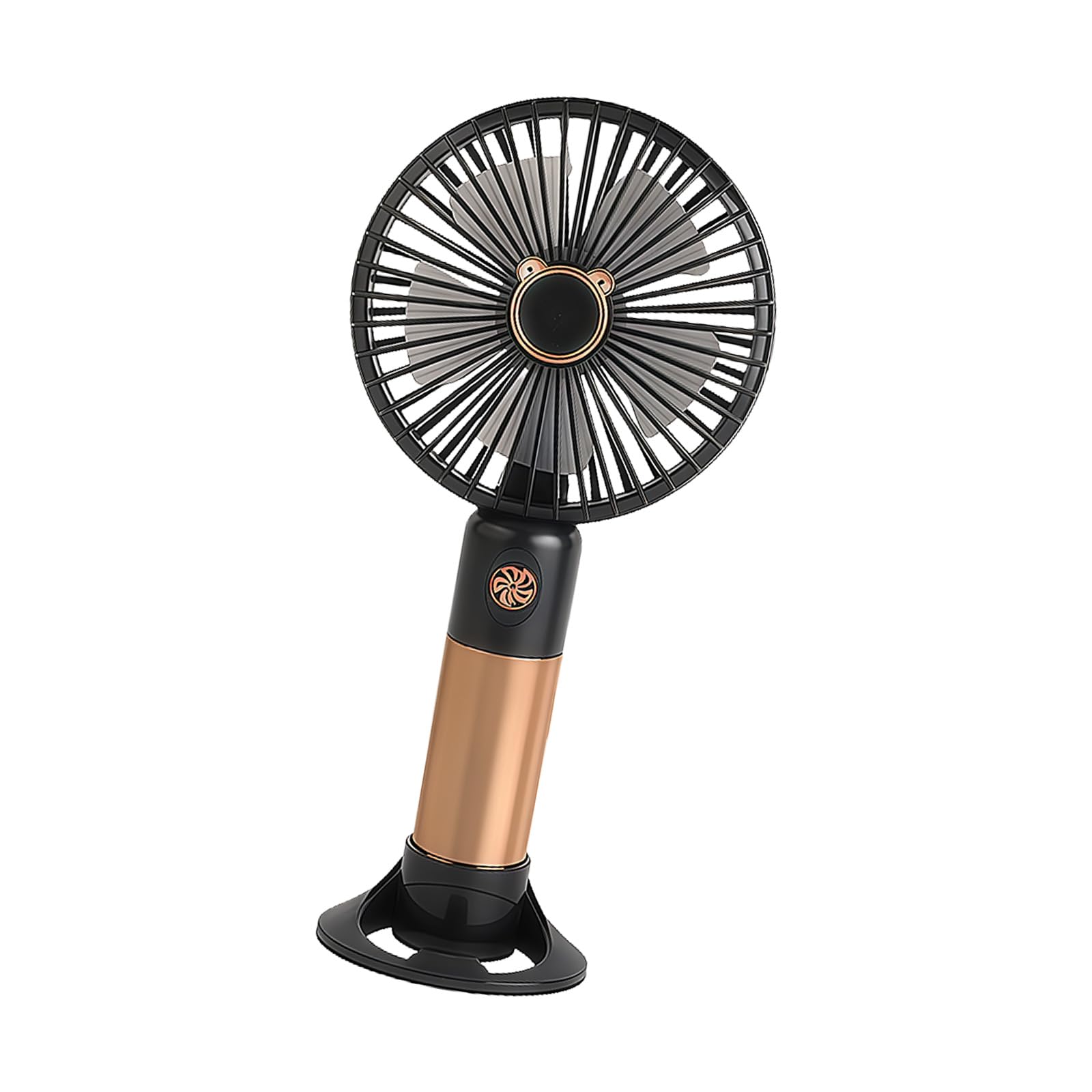 Elnwnnkc Portable Handheld Desk Fan Rechargeable Personally Cooling for Outdoor Activities, Travel, Working Easy to Carry Outdoor Portable Handheld Desk