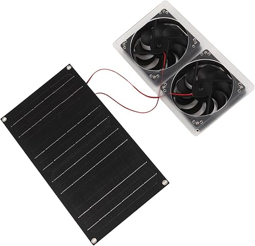 Miniatura 2 de Panel solar fotovoltaico de 100 W, 5 V, 2 A, con kit de ventilador, extractor de aire de energía solar, generador solar impermeable, ventilador de