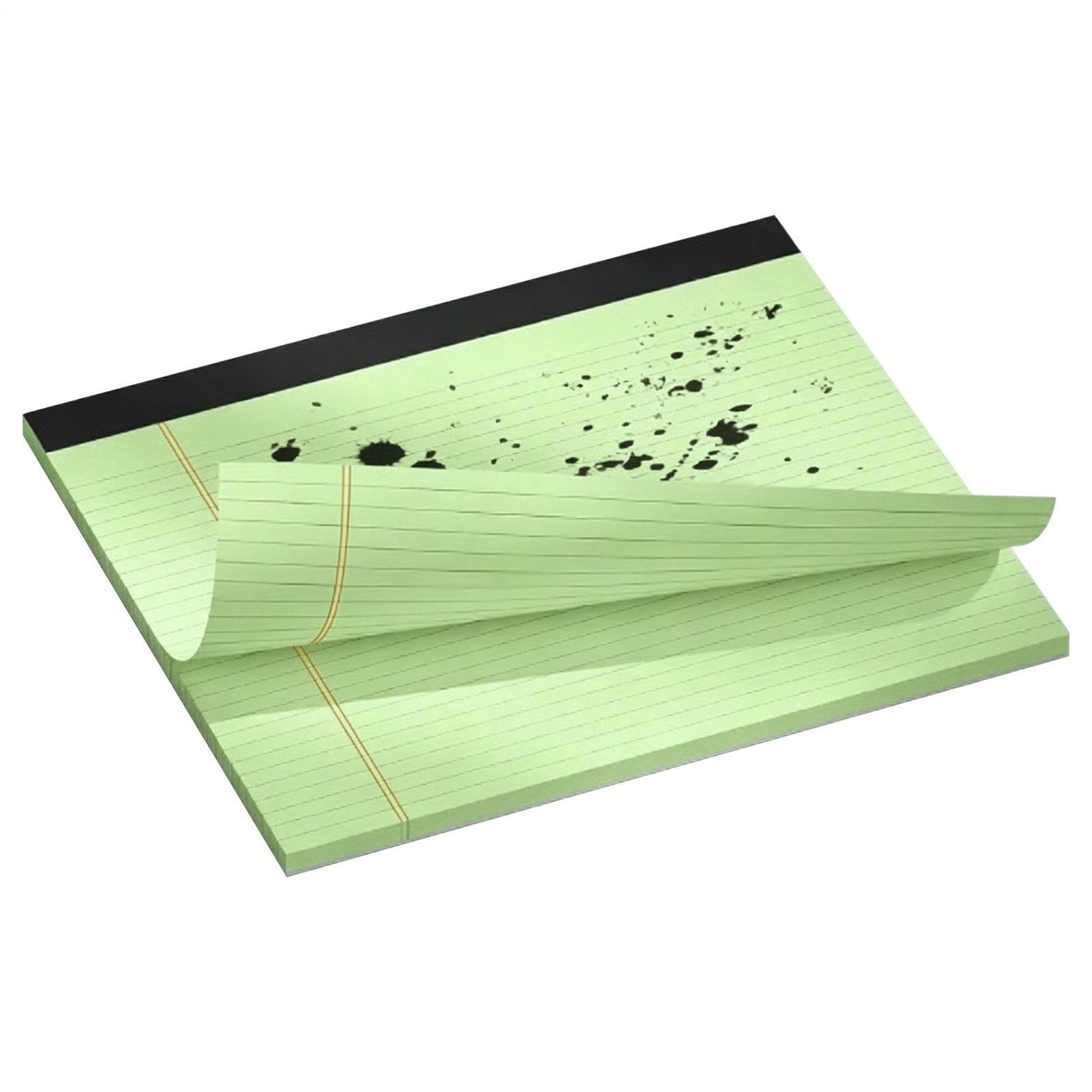 Wide Legal Pads, With Clean Tear Convenience, 24x27x5cm, Landscape Pink Purple Blue Green Yellow College Ruled Note Pad - Image 8