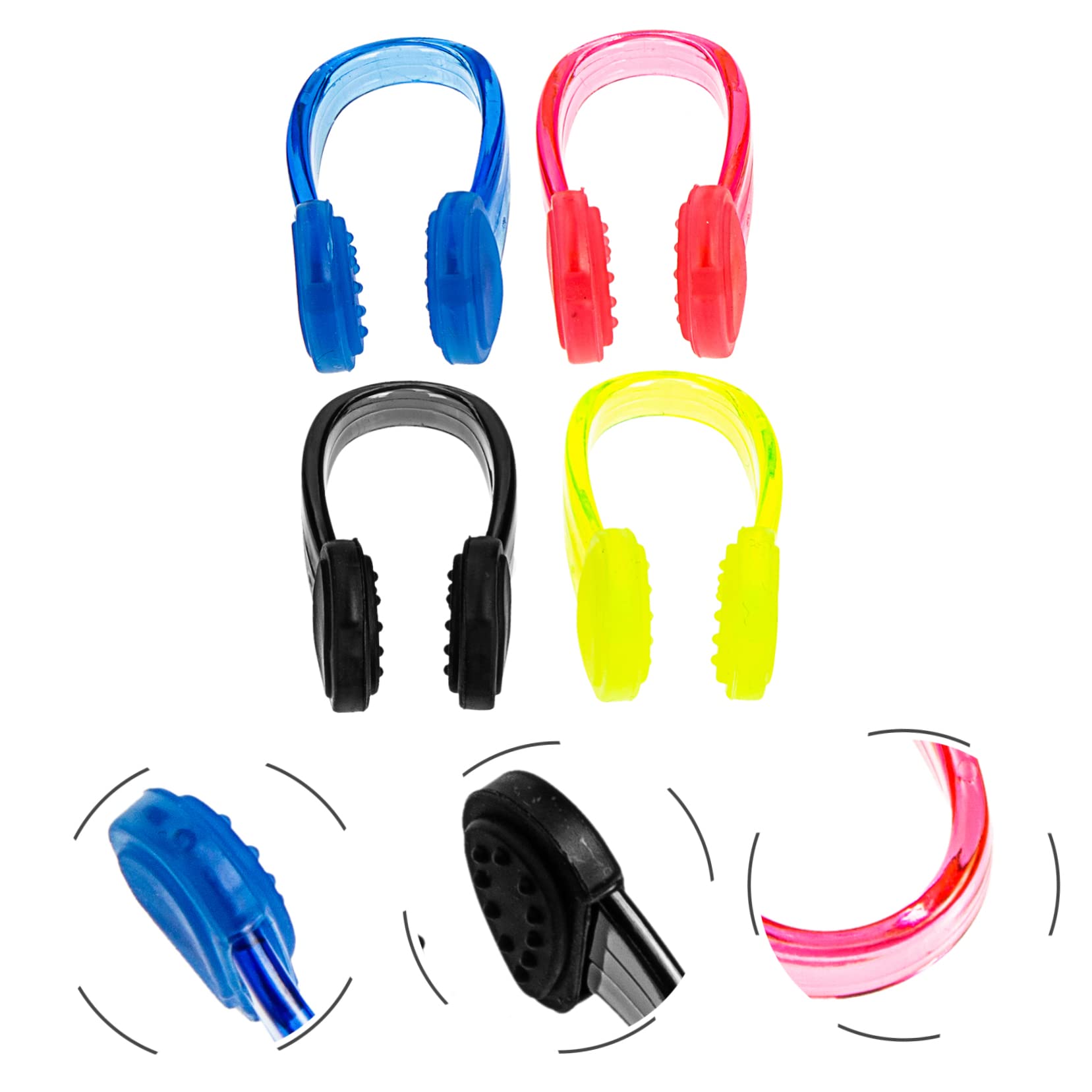 SUPVOX Clip para La Nariz para Natación Tapón para La Nariz Clip para La Nariz De Secador para Natación Gafas Clips para La Nariz Portátiles A Prueba De Agua Accesorio