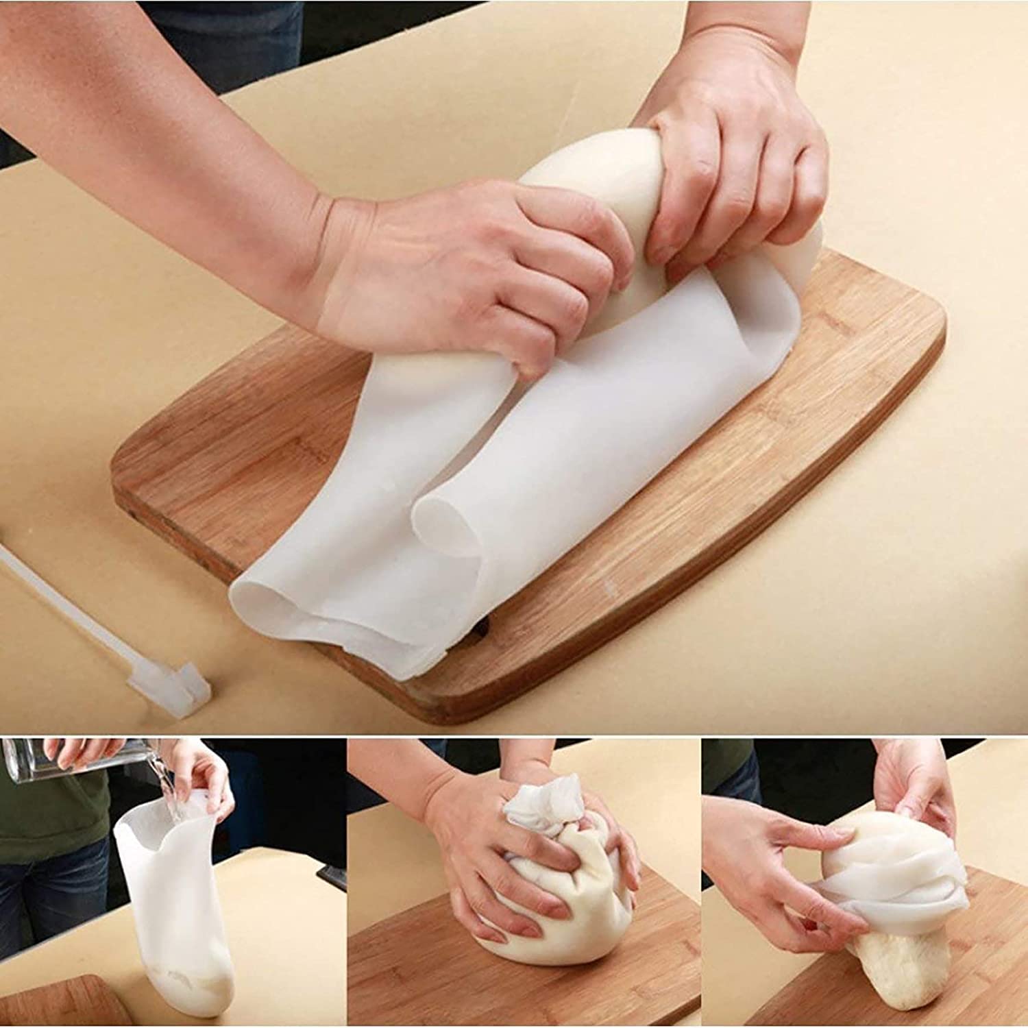 MINNESOTA Silicon Atta Kneading Dough Maker Bag – Reusable Silicone Kneading Bag for Bread, Pizza, Pastry & More | Multipurpose Food-Grade Mixing & Storage Tool 2