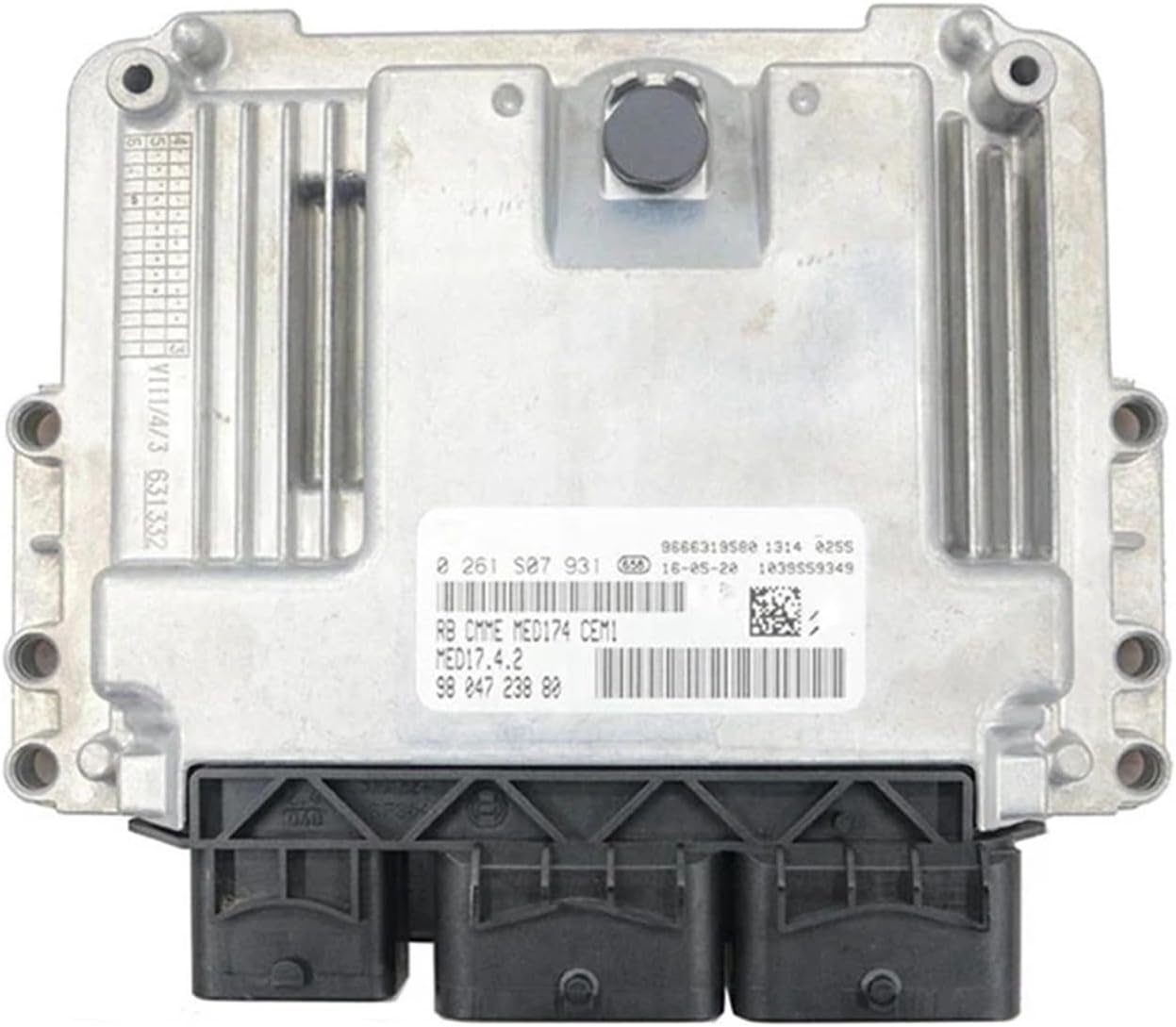 9804723880 Car Engine Control Unit ECU 0261S07931 MED17.4.2，Compatible for Peugeot 2008 1.6 VTI 308 Compatible for Citroen C5 DS5 160P