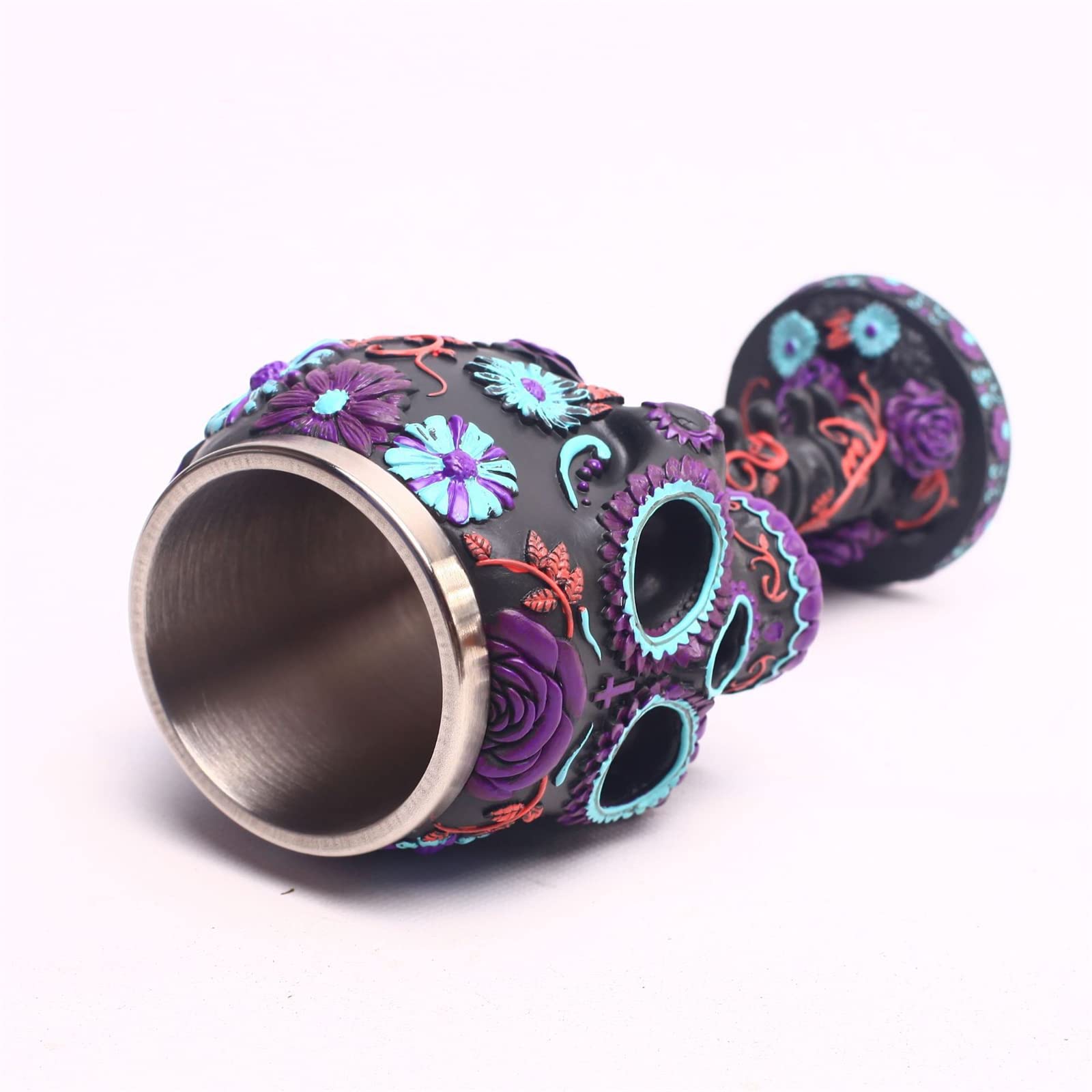 Amazon.co.jp: マグカップ ステンレス製 ビアカップ 骸骨 悪魔カップ