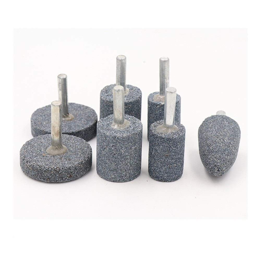 Polier- und Schleifkopf Rotierendes Werkzeug Rad Kopf polierte, Metall, Holz Werkzeug, rechtwinklig Rad mit 16 mm Griff (Color : White, Size : 30mm)