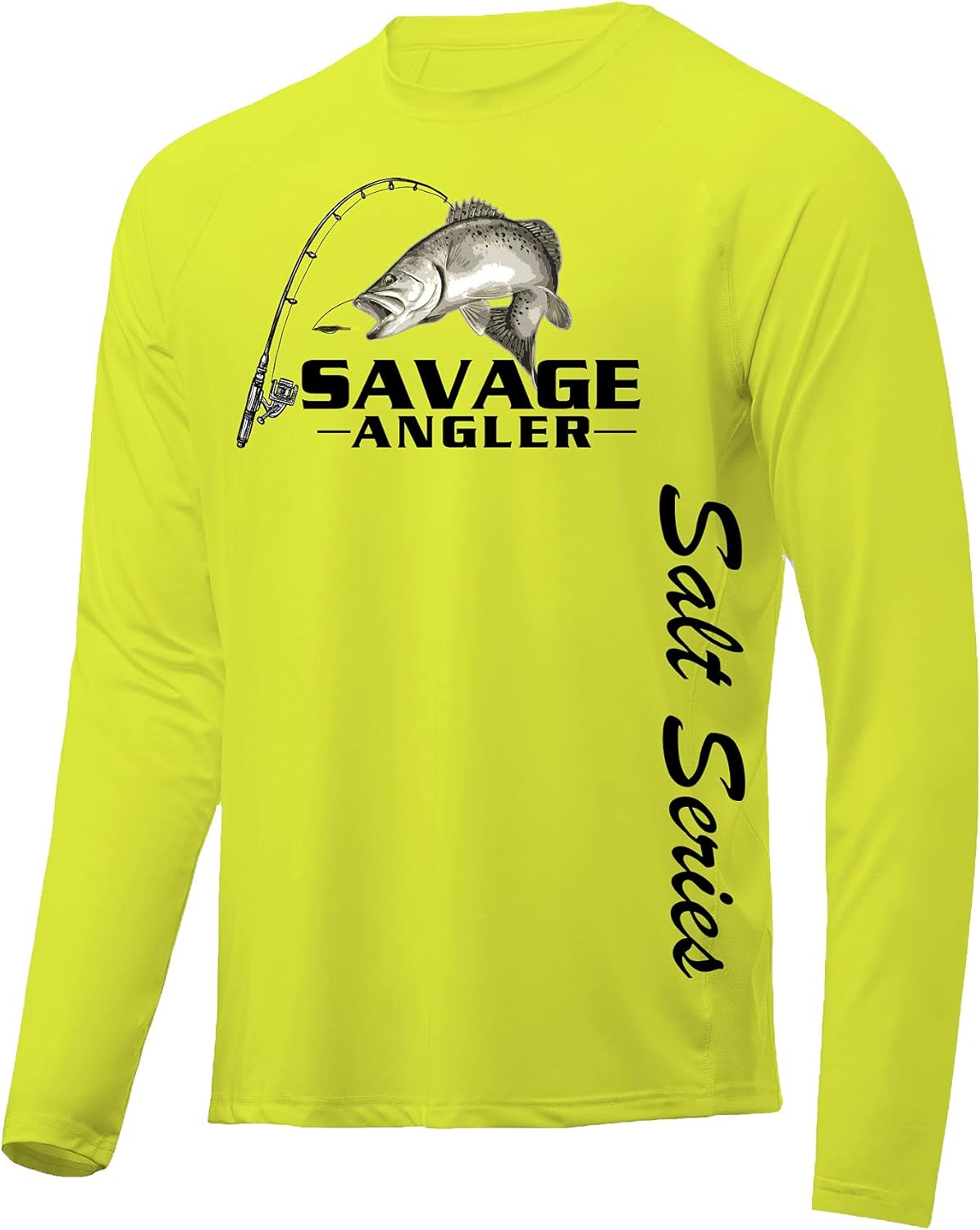 Men’s Speckled Trout Inshore Salt Series Long Sleeve Performance Fishing Shirt w/UPF 50+ Sun Protection