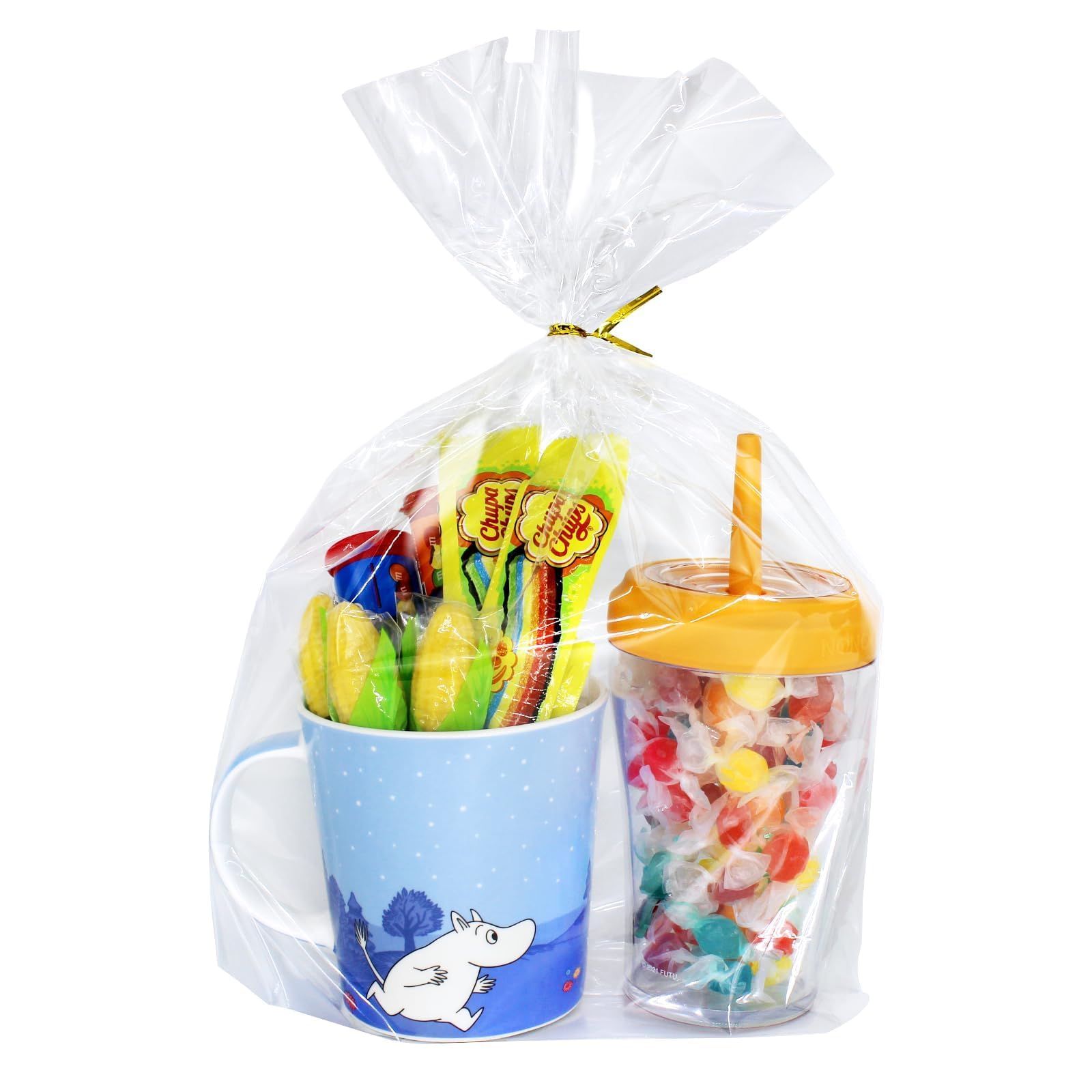 Pigpotparty 100 Sacchetti In Plastica Trasparente, 25,4 X 35,6 Cm, Sacchetti Regalo In Plastica Trasparente, Con 100 Lacci Intrecciati, Grandi Confezioni Per Bomboniere, Confezione Per Giocattoli-image