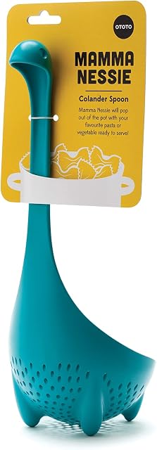 Ototo Mamma Nessie Straining spoon, blue