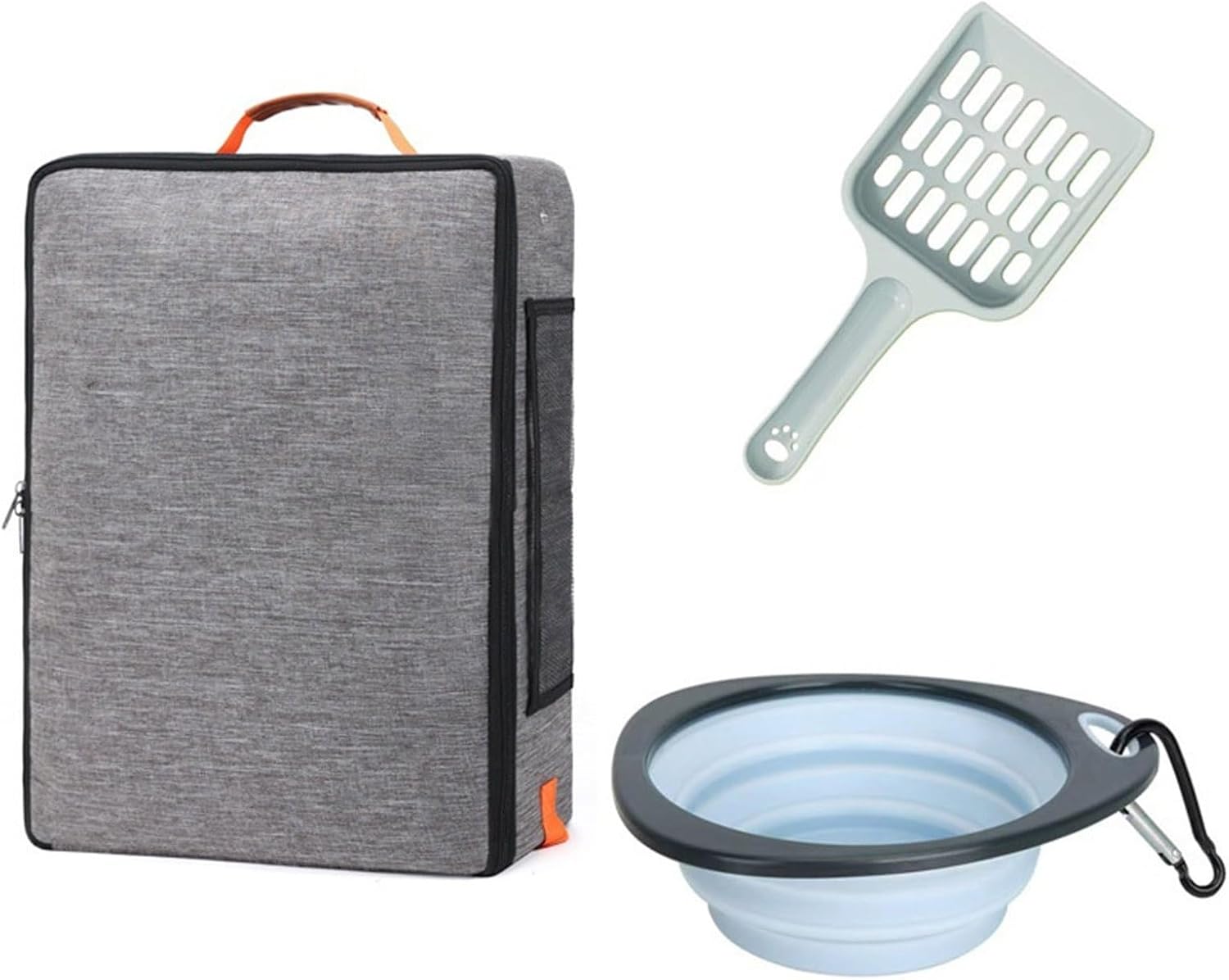 Quick Fold Portable Litter Box for Camping Trips Easy to Multi Functional Design Spacious Covered Litter Box